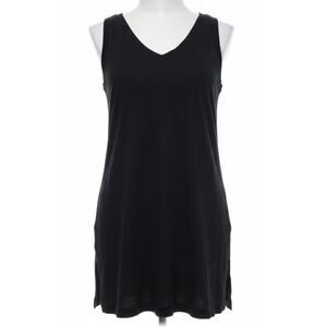 Y2K 2000s BCBGMAXAZRIA Womens Tank Top Size S Black Slinky Sleeveless Minimalist